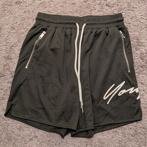 YoungLA 115 Signature Shorts (Olive)